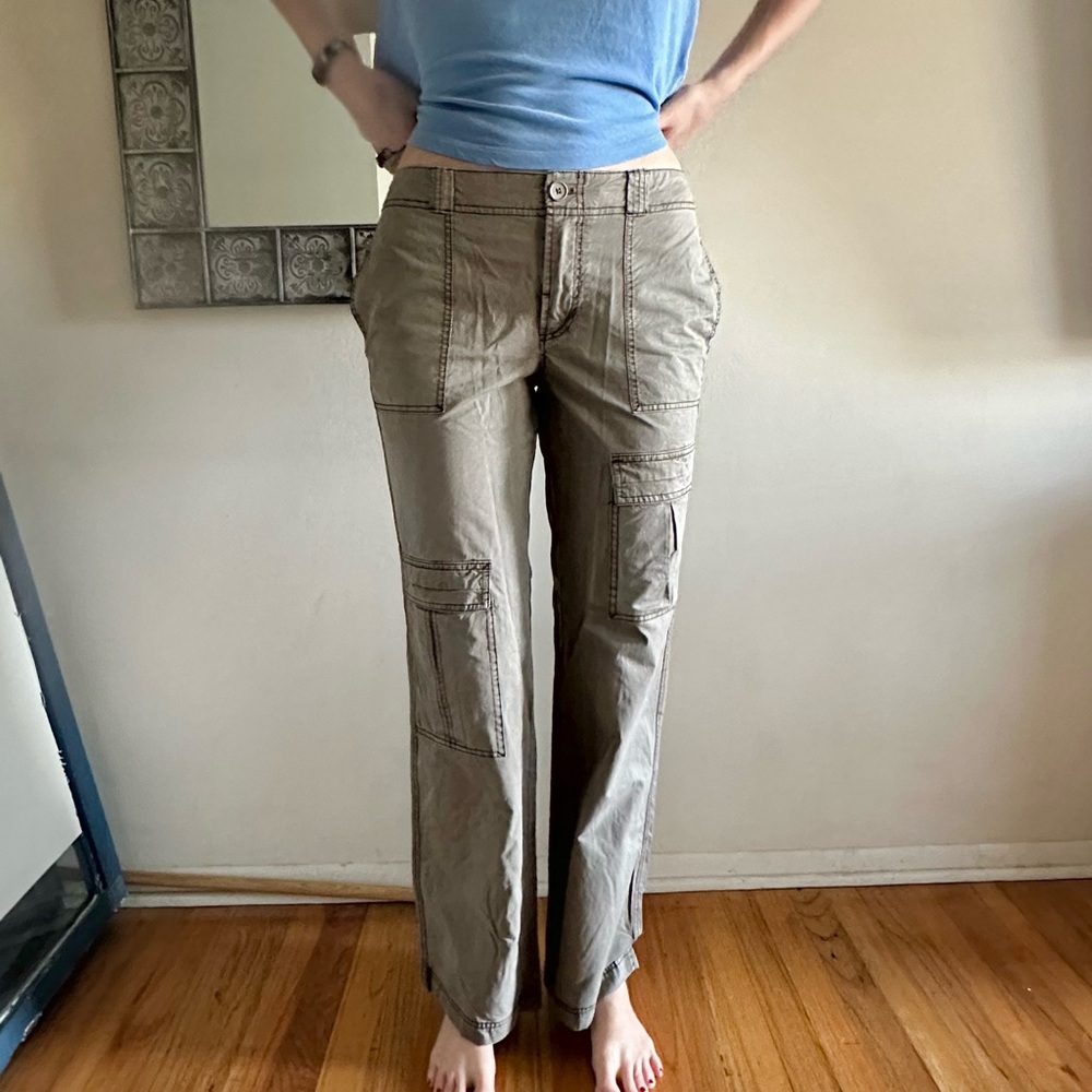 Free People Cargo Pants Straight Leg